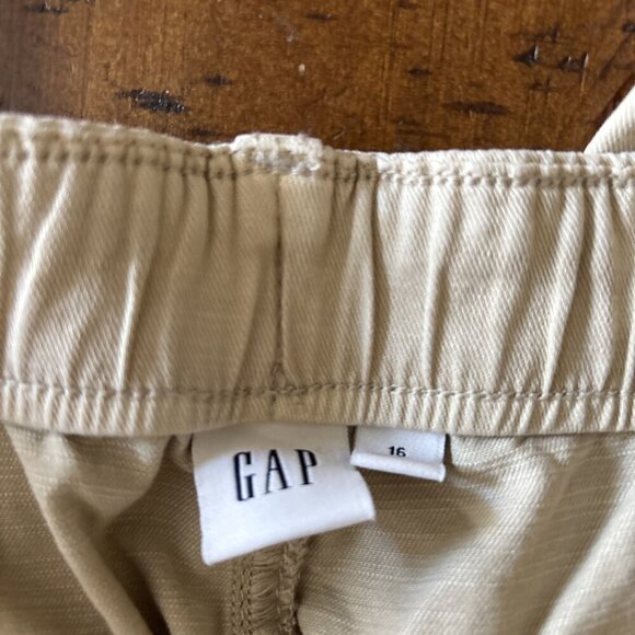 Gap Tan Chino Pants Zips At Bottom Size 16 NWT - Picture 3 of 11